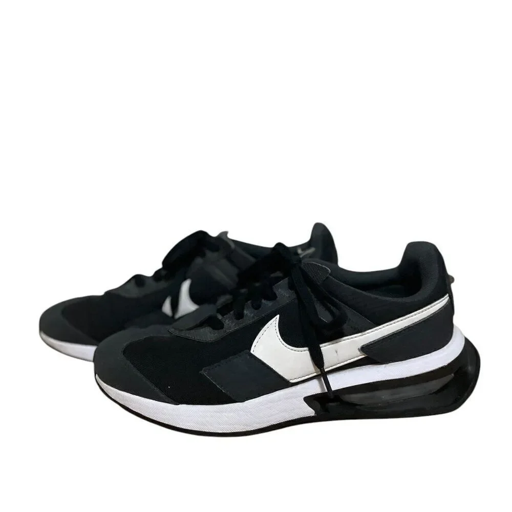 Nike Air Max Pre-Day Mens Size 9.5 Black White Low Top Casual Athletic Sneakers